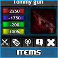 Thumbnail of the items and inventory system